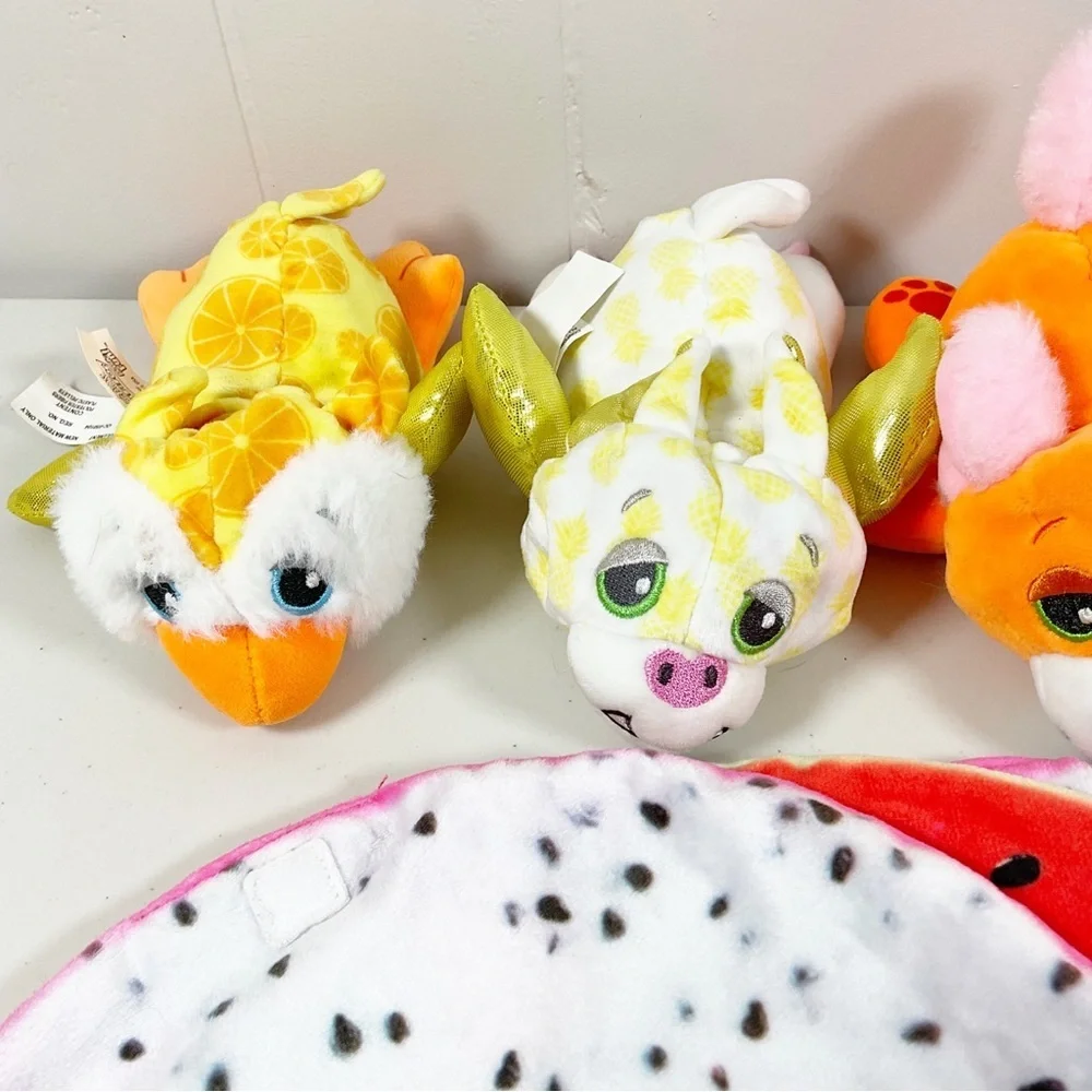 CUTETITOS 7 INCH PLUSH Lot Of 6 Bat Owl Whale Crab